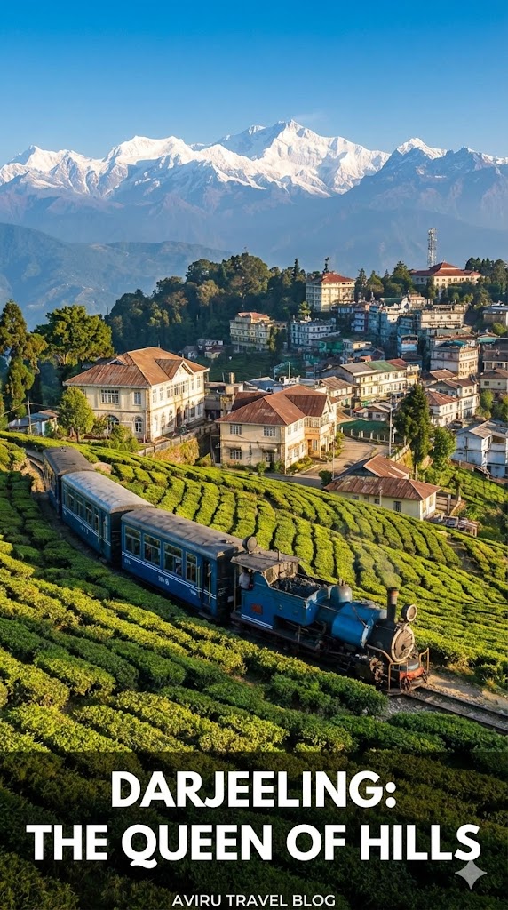 A misty pine forest trail surrounded by tall trees in one of the most scenic Offbeat Places near Darjeeling.